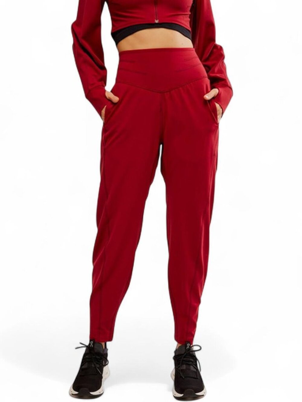 Free People Red Trousers